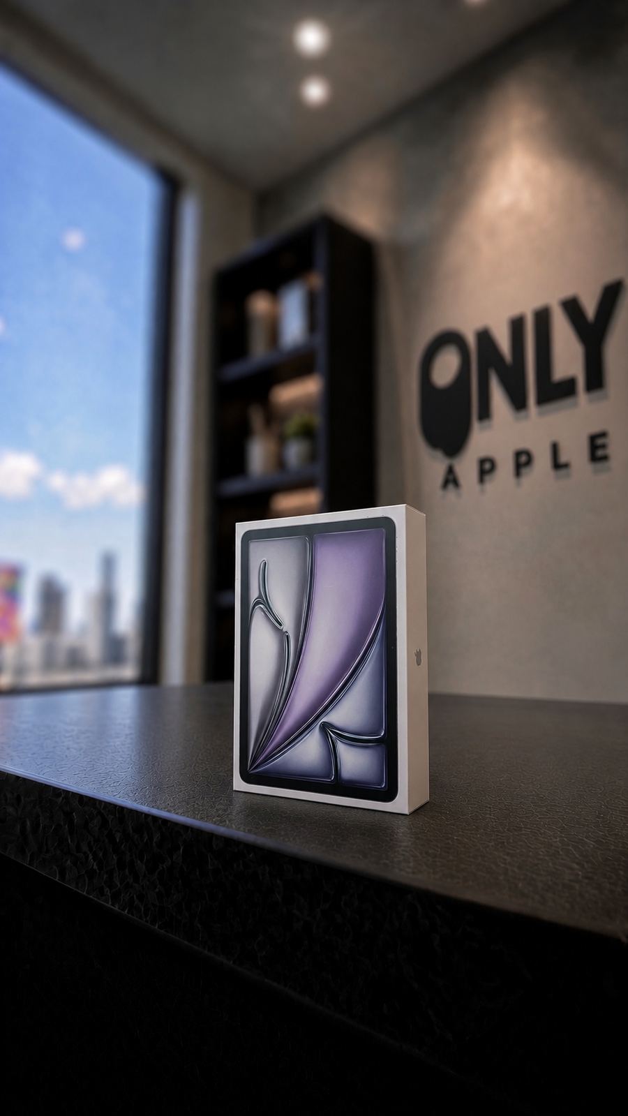 Caixa de iPad Air disponível na Only Apple