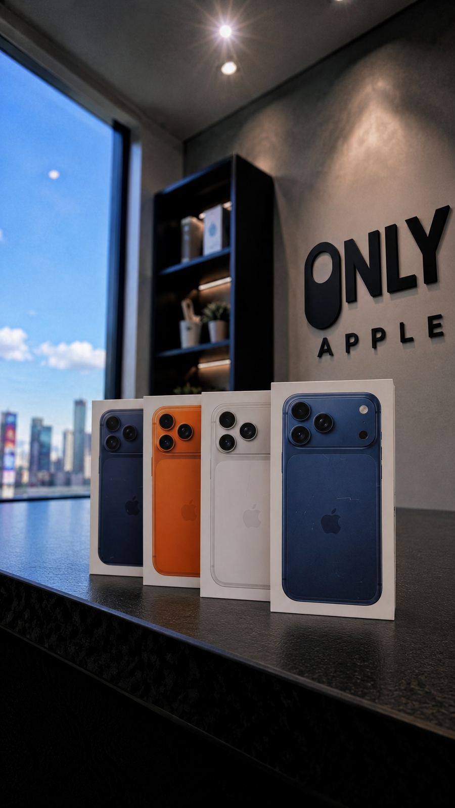 Caixas de iPhone 17 Pro e Pro Max disponíveis na Only Apple